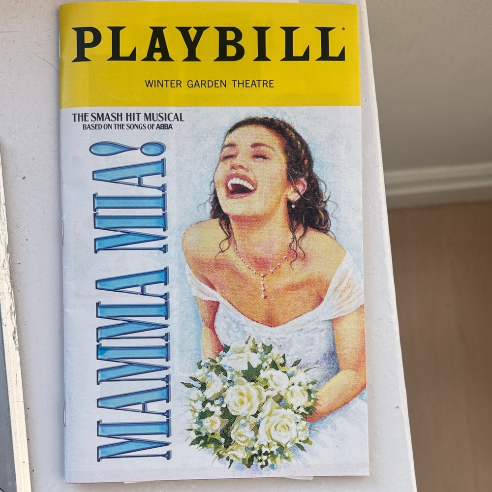 Mamma Mia Playbill